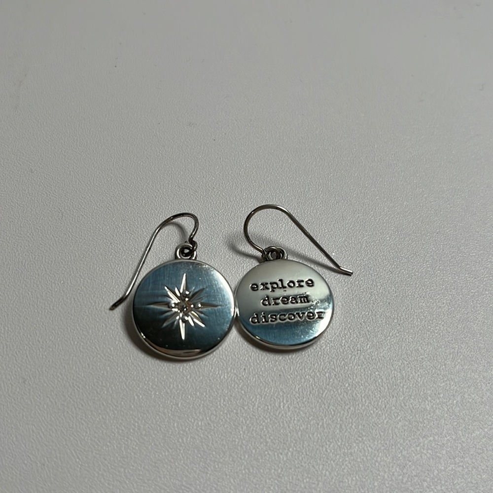 Compass earrings